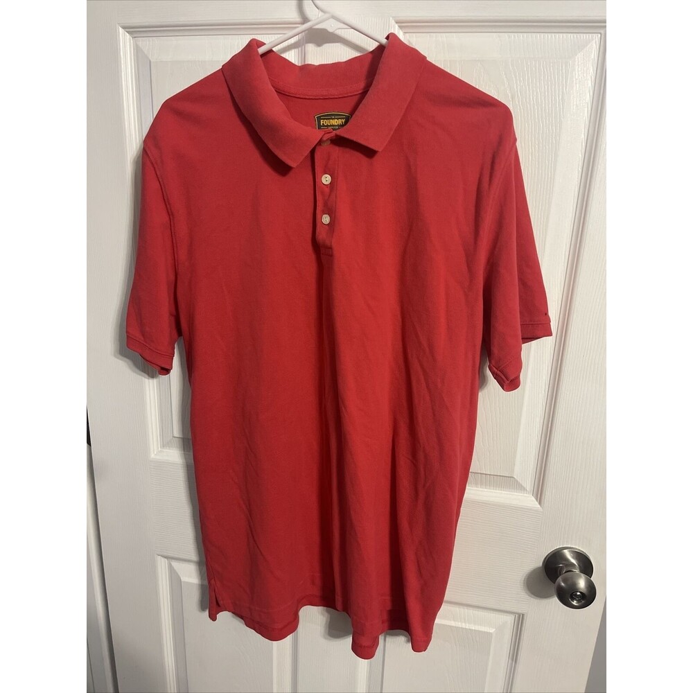 The Foundry Supply Co Tall Men's Polo Shirt  Short Sleeve Sz LT